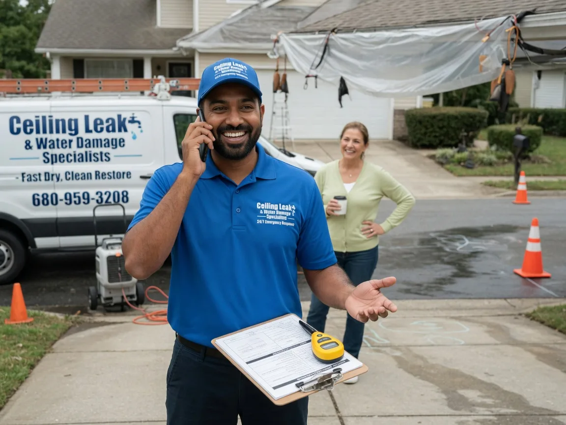 Ceiling Leak Cleanup Berclair, TX FAQs